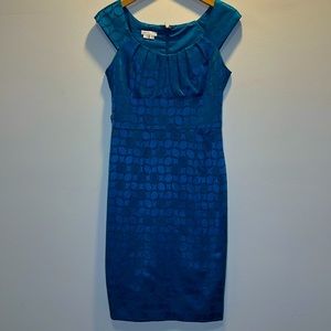 Teal Sheath Dress